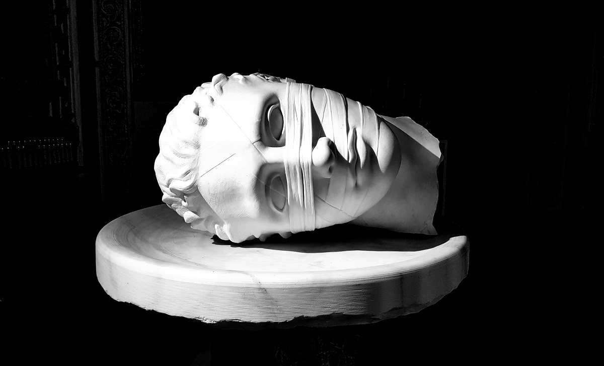 Takeaways from the Southern Baptist sex abuse report | stylized sculpture of head of st john the baptist