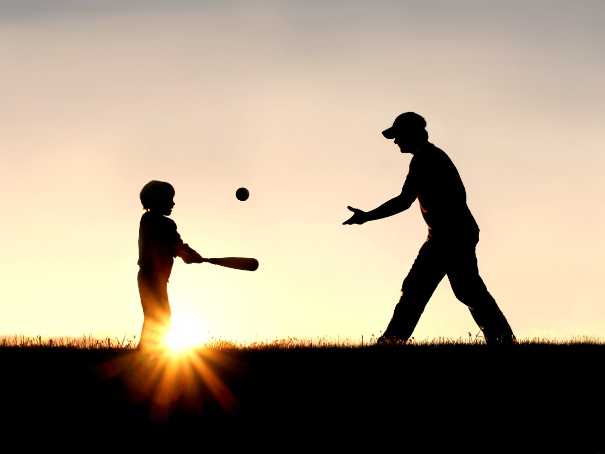 From father to son: Sport as a catalyst for wisdom | father and son playing baseball