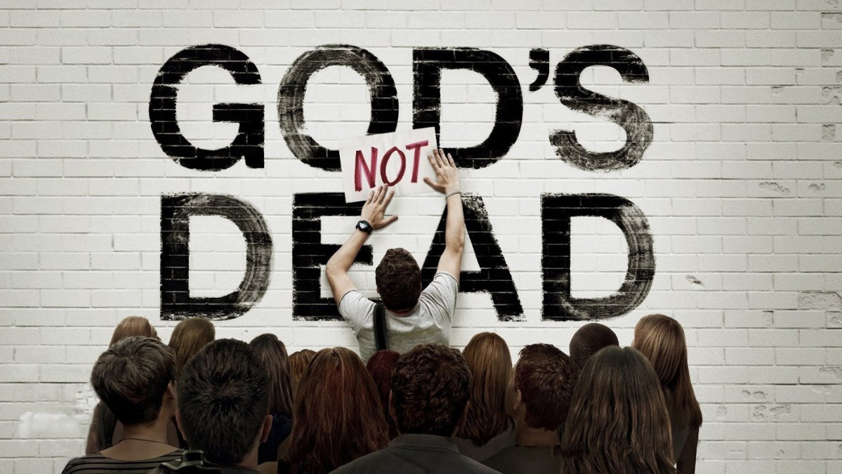 Atheists didn’t finish the job (yet), so God’s Not Dead 5 will come out in 2023 | The original 'God's Not Dead' poster from 2014
