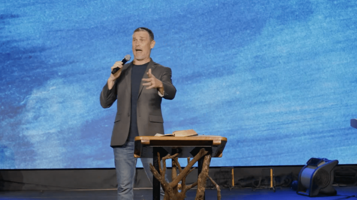 Pastor Greg Locke whines after 'Shadowland' filmmaker quotes him accurately | Greg Locke complains during a Wednesday night church service